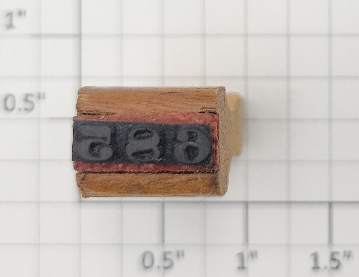 Lionel RS-685 Steam Locomotive Rubber Stamp #685