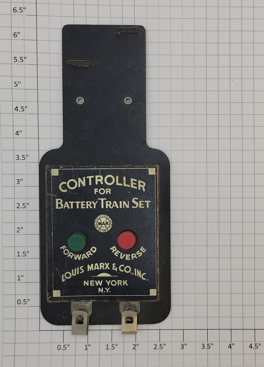 Marx 2505-1 Forward/Reverse Two Button Battery Train Set Controller