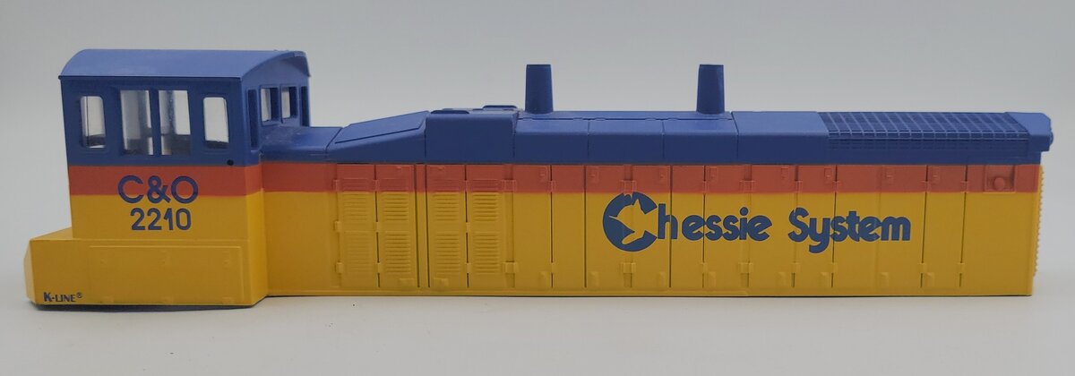 K-Line K2210-1 Chessie System C&O MP-15 Diesel Switcher Loco Body Shell #2210