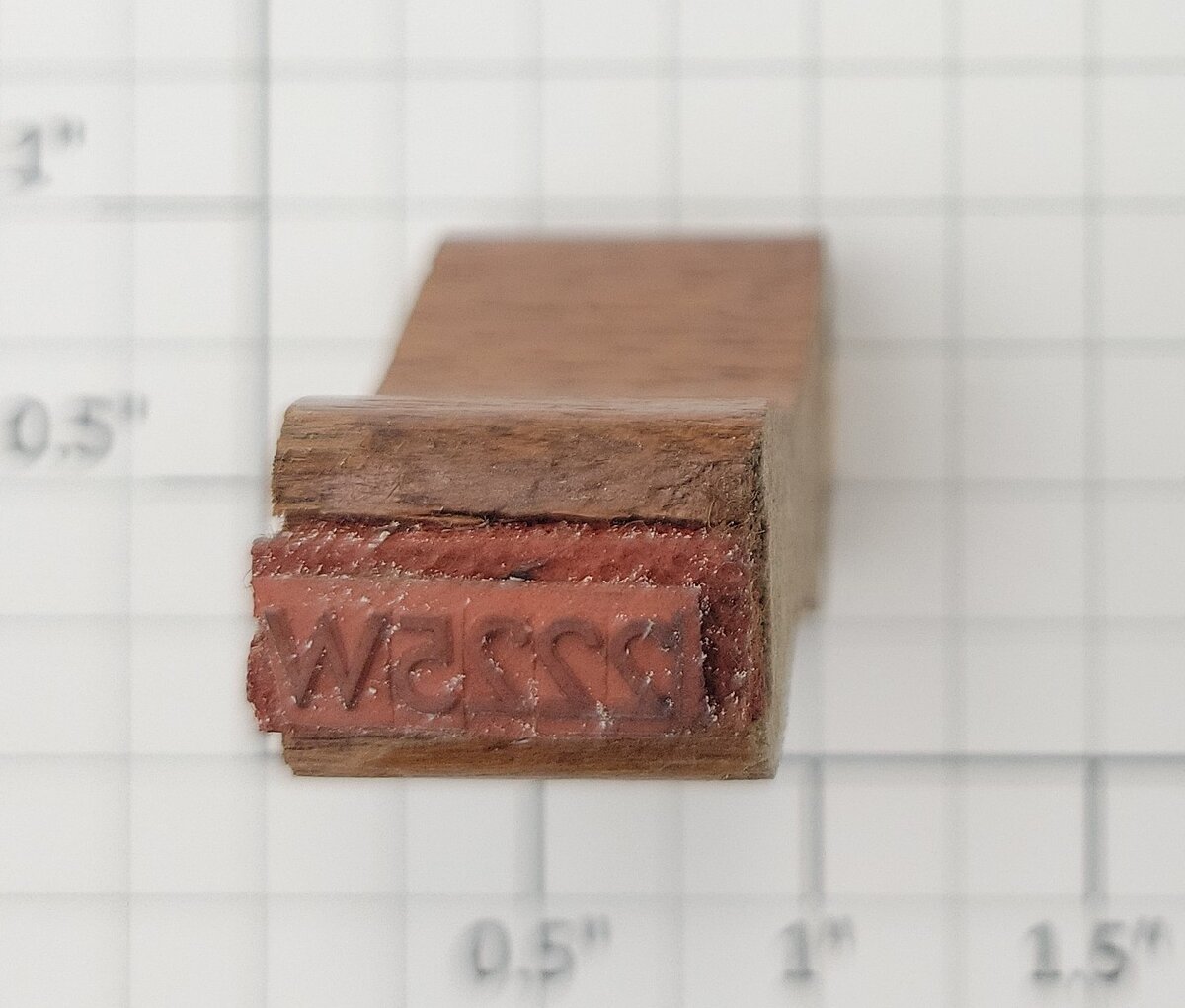 Lionel RS-2225W Tender Frame Underside Rubber Stamp #2225W