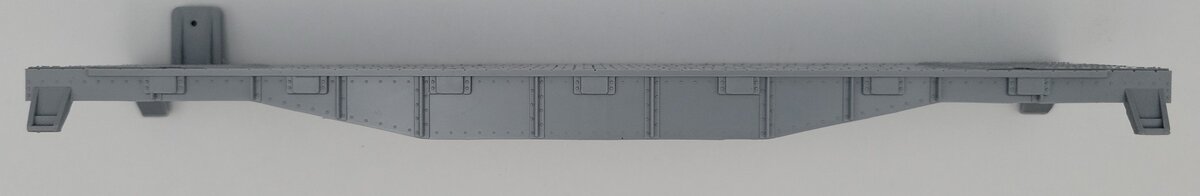 Lionel 6511-2 Unpainted / Gray Flatcar Frame Body