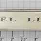 Lionel RS-LL4 "Lionel Lines" Prewar-Style Medium Serif Font Rubber Stamp
