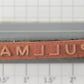 Lionel RS-PULL1 "Pullman" Passenger Car Block / Slab Serif Rubber Stamp