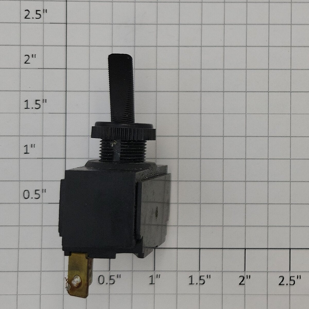 Acme 1023-10 SPST Black Plastic Duckbill On/Off Toggle Switch