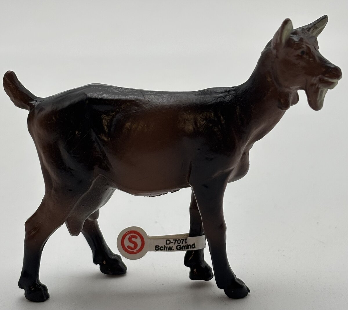 Schleich 13102 Heavy Duty Plastic Brown Nanny Goat Figure (Single Item)