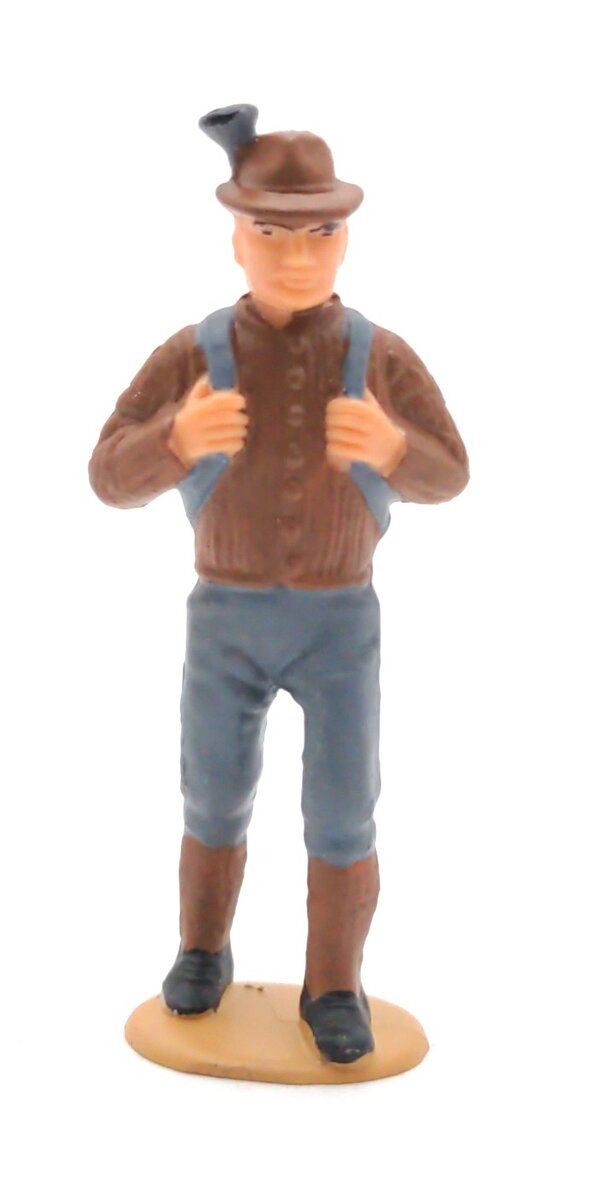LGB 900E G Scale Heavy Duty Plastic Figure Male Hiker Figure