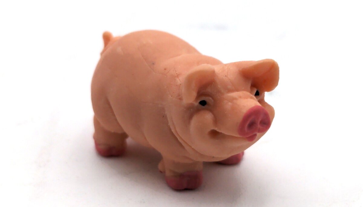 Schleich Heavy Duty Plastic Standing Pink Piglet Figure (Single Item)