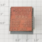 Lionel RS-LL2653 "Lionel Lines 2653" Freight Block Serif Rubber Stamp
