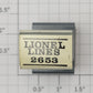 Lionel RS-LL2653 "Lionel Lines 2653" Freight Block Serif Rubber Stamp