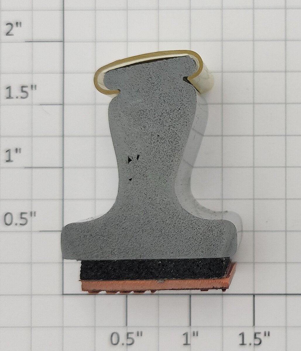 Lionel RS-LL2653 "Lionel Lines 2653" Freight Block Serif Rubber Stamp
