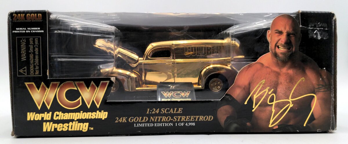 Racing Champions 03358H 1:24 Scale WCW 24K Gold Nitro-Street Rod