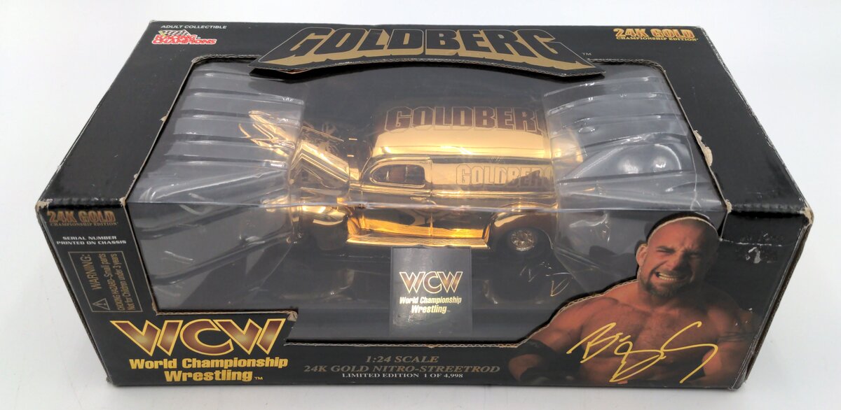 Racing Champions 03358H 1:24 Scale WCW 24K Gold Nitro-Street Rod