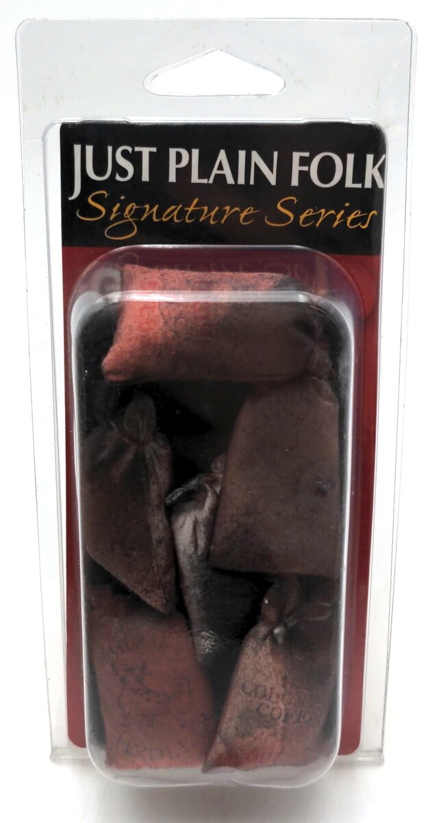 Just Plain Folk 0531-6 G Scale Signature Series 6 Weathered Bags