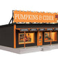 MTH 30-90758 O Pumpkin & Cider Road Side Stand W/ Operating Halloween Lights