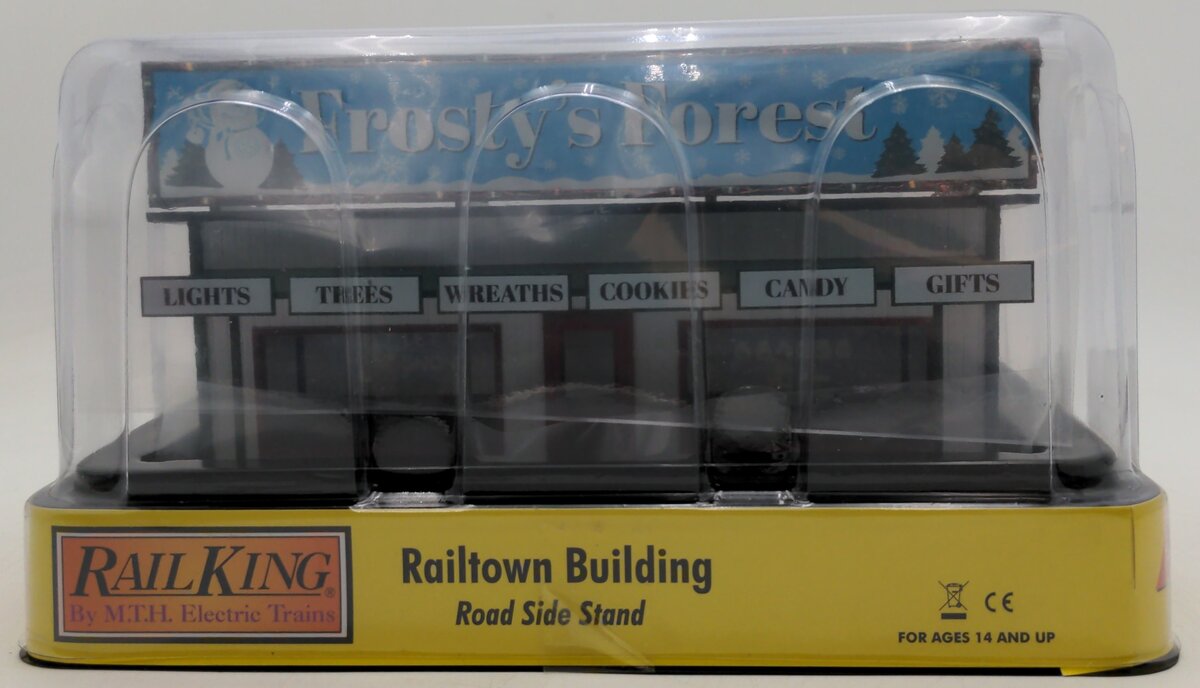 MTH 30-90737 O Frosty's Forest Road Side Stand W/ Operating Christmas Lights