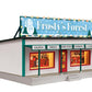 MTH 30-90737 O Frosty's Forest Road Side Stand W/ Operating Christmas Lights