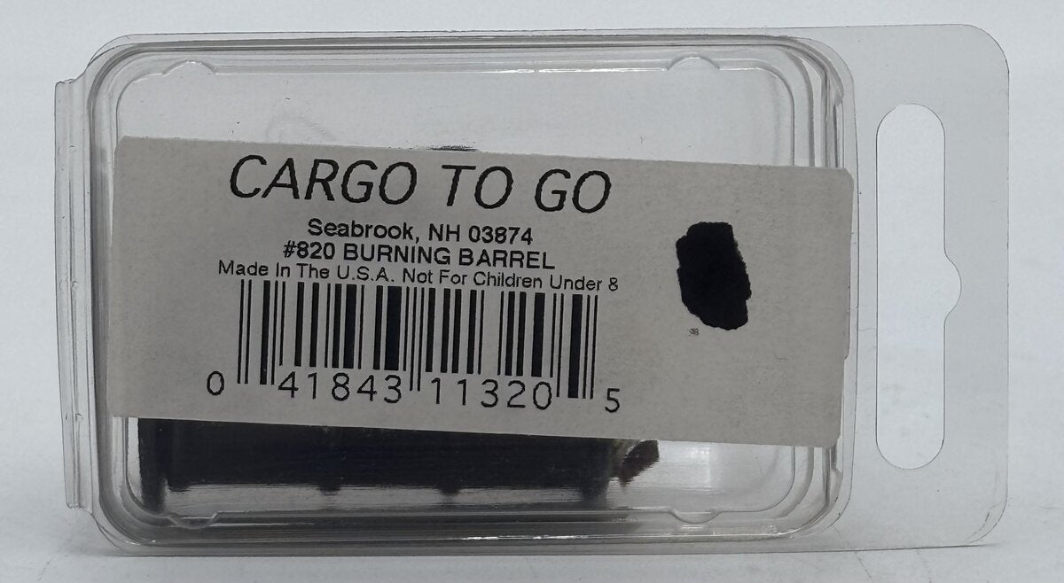 Cargo to Go 820 G Burning Barrel