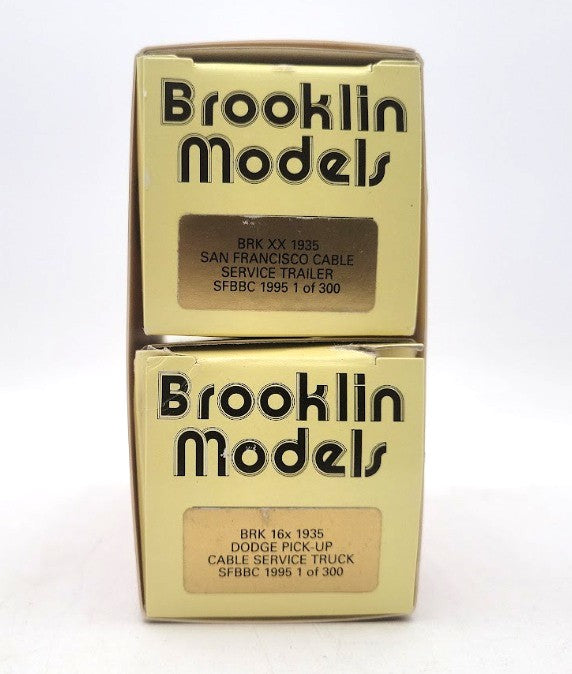Brooklin Models BRK XX 1:43 Scale 1935 Dodge Pick Up San Francisco Cable Service