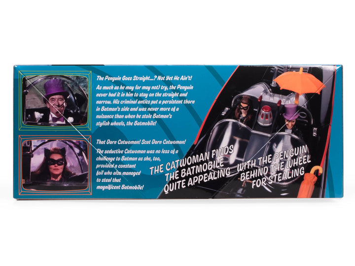 Polar Lights 998 1:25 1966 Batmobile with Catwoman and Penguin Figure Model Kit