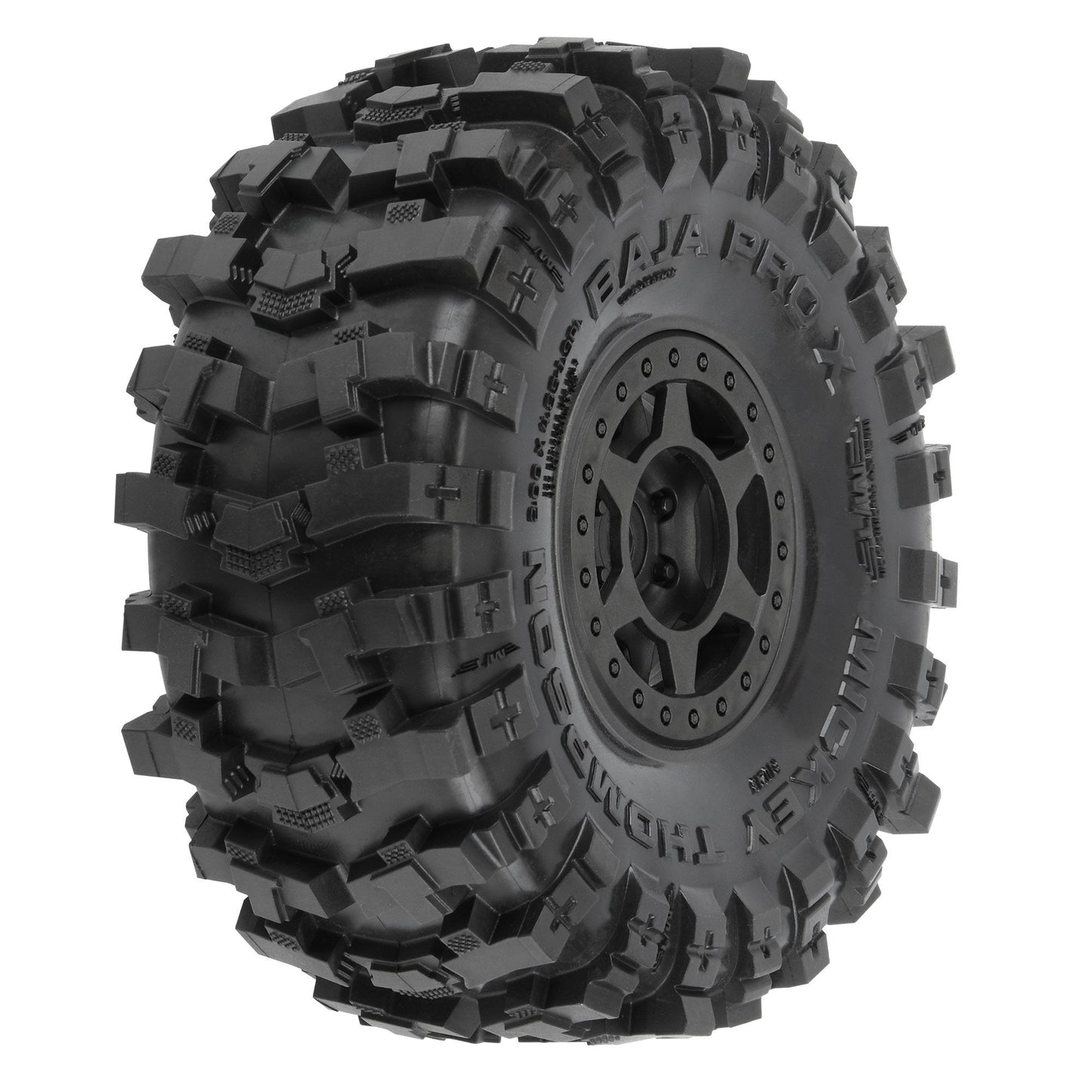 Pro-Line Racing PRO1021310 1:10 G8 F/R 1.9" MTD 12mm Blk Holcomb (Pack of 2)