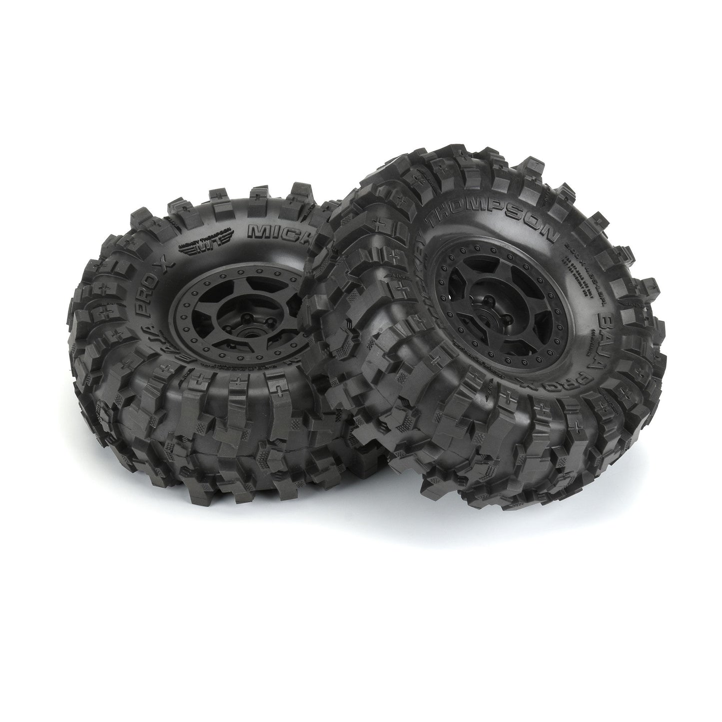 Pro-Line Racing PRO1021310 1:10 G8 F/R 1.9" MTD 12mm Blk Holcomb (Pack of 2)
