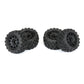 Pro-Line Racing 1024110 1:18 Badlands MX 1.85" F/R MTD 12mm Black Raid