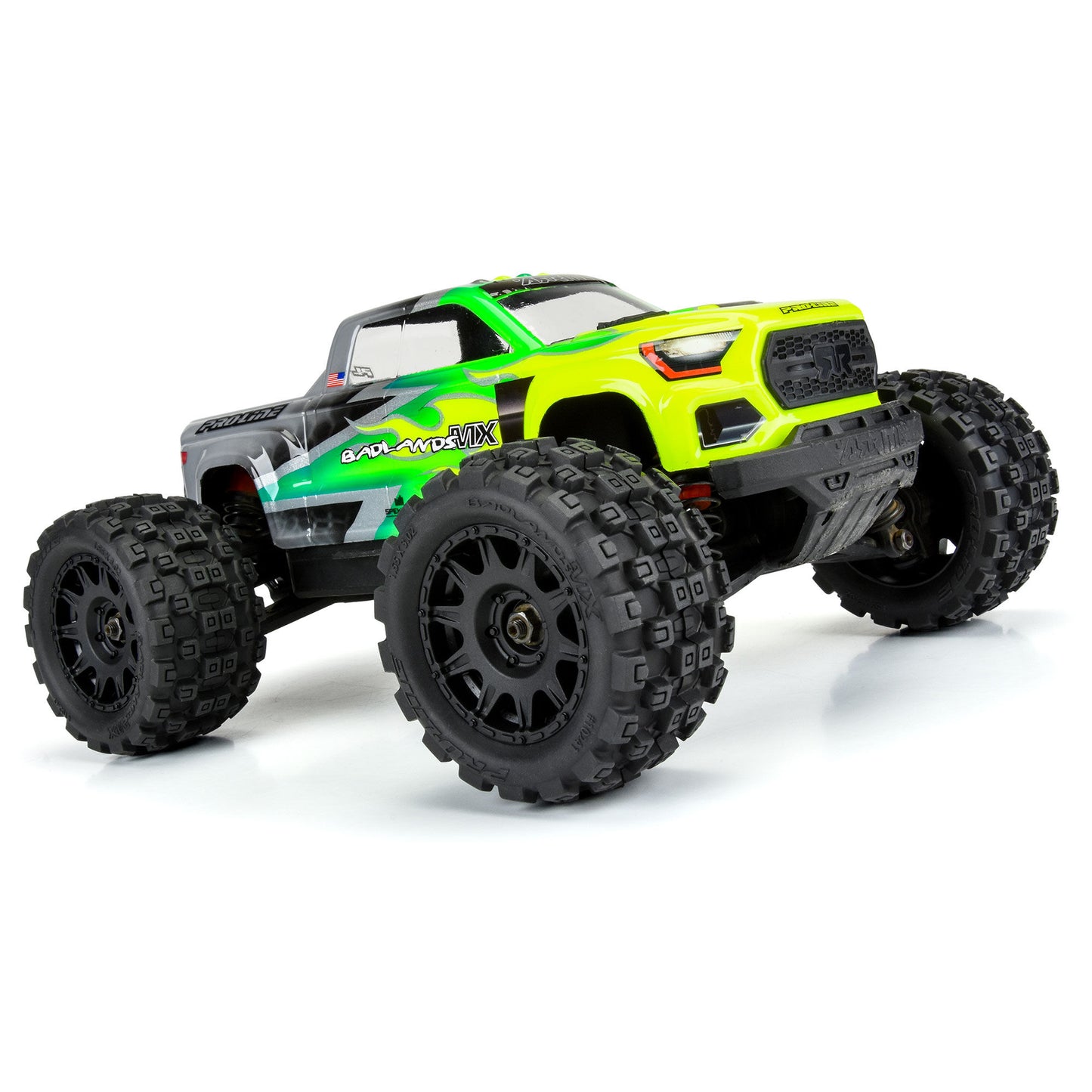 Pro-Line Racing 1024110 1:18 Badlands MX 1.85" F/R MTD 12mm Black Raid