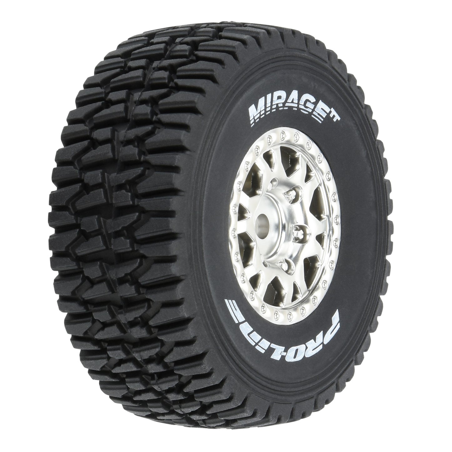 Pro-Line Racing 1025310 1:16 Mirage TT F/R Tires MTD Silver Impulse (Pack of 4)