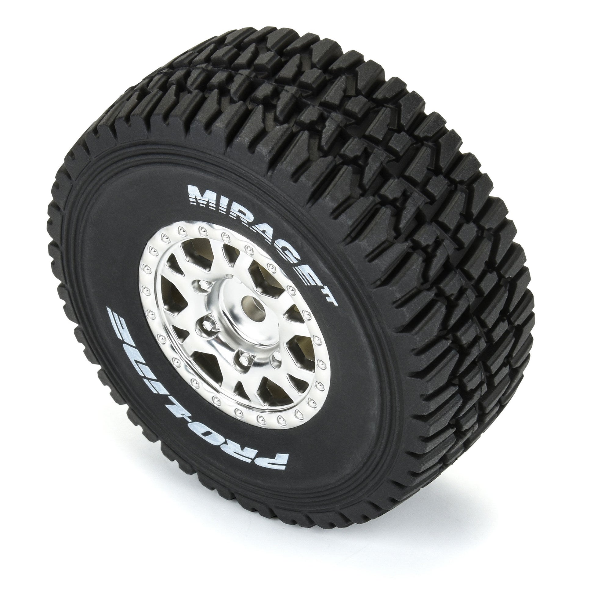 Pro-Line Racing 1025310 1:16 Mirage TT F/R Tires MTD Silver Impulse (Pack of 4)