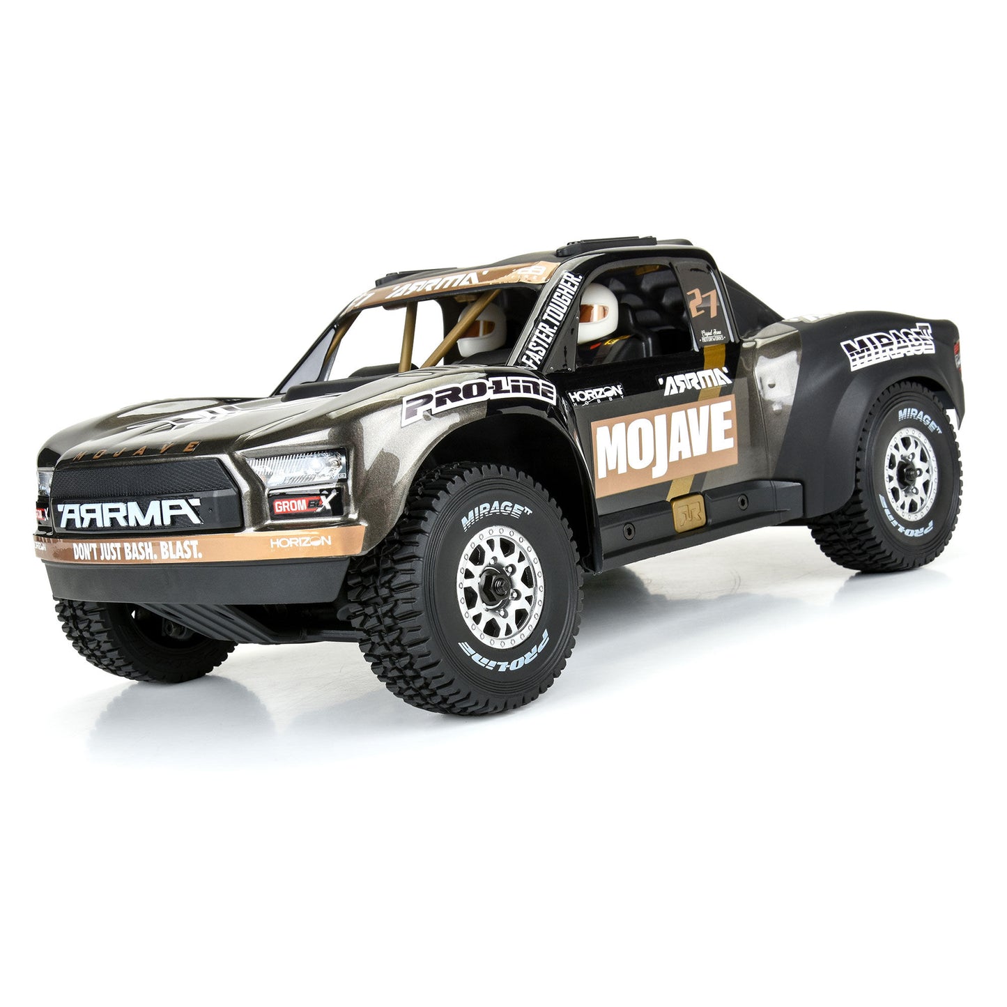 Pro-Line Racing 1025310 1:16 Mirage TT F/R Tires MTD Silver Impulse (Pack of 4)