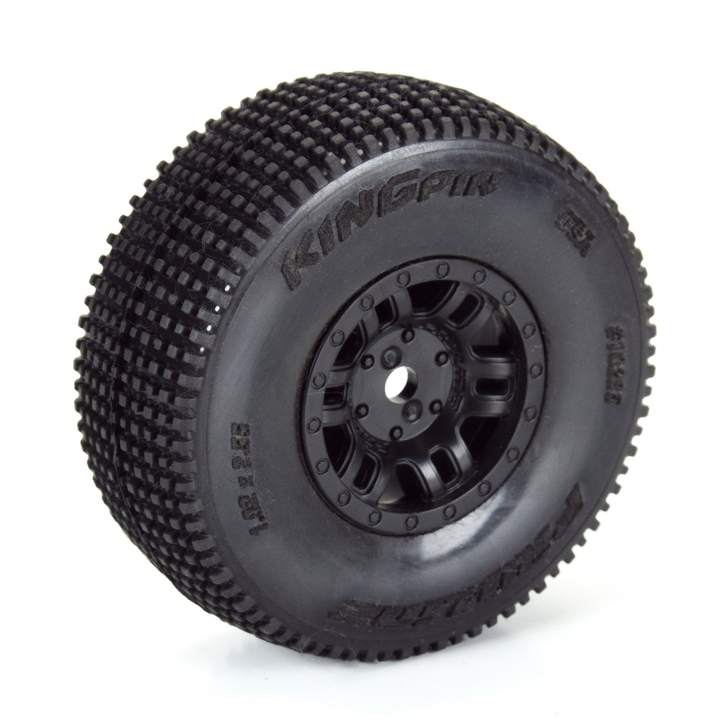 Pro-Line Racing 1028510 1:16 King Pin Front/Rear Tires MTD Black Split Six (4)