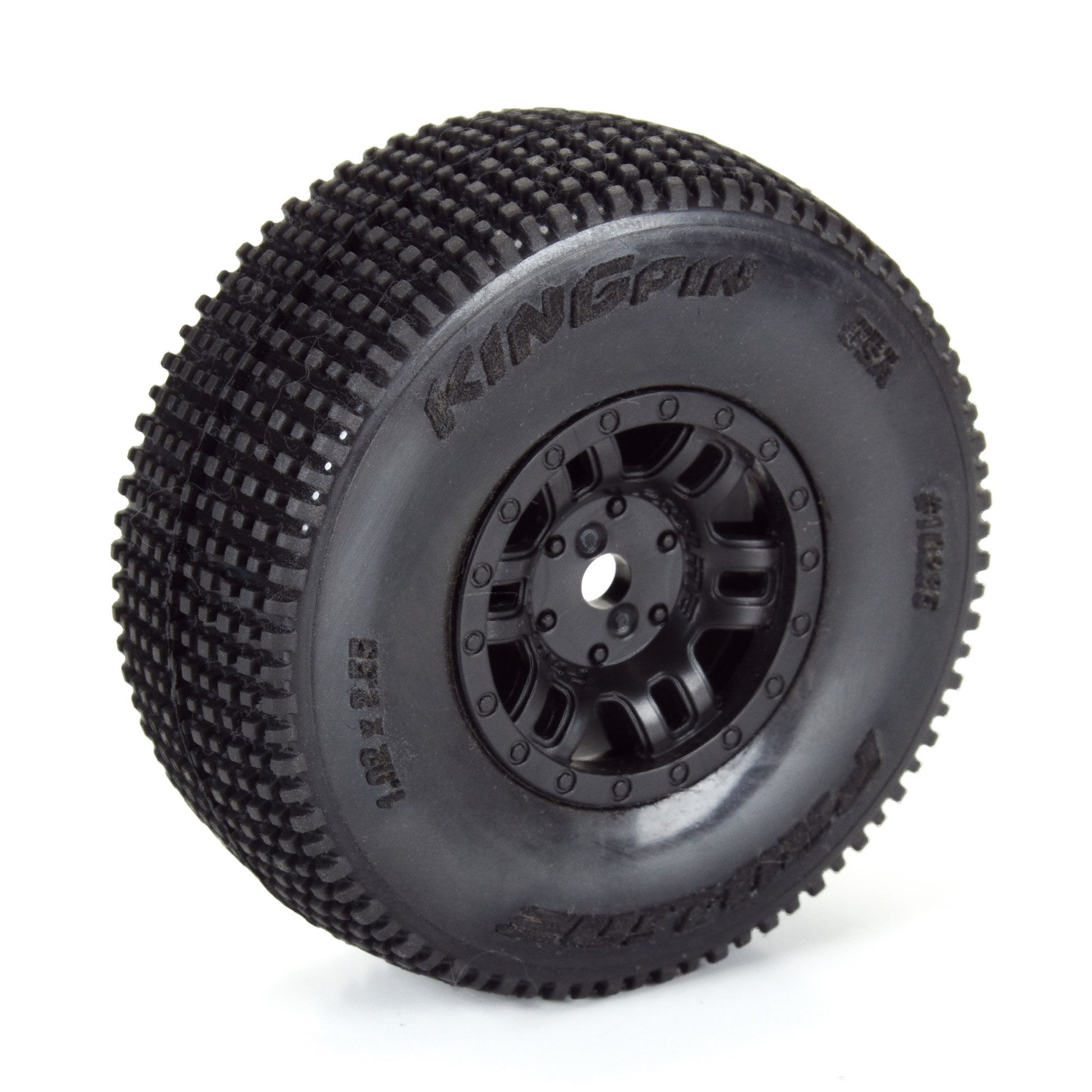 Pro-Line Racing 1028510 1:16 King Pin Front/Rear Tires MTD Black Split Six (4)