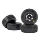 Pro-Line Racing 1028510 1:16 King Pin Front/Rear Tires MTD Black Split Six (4)