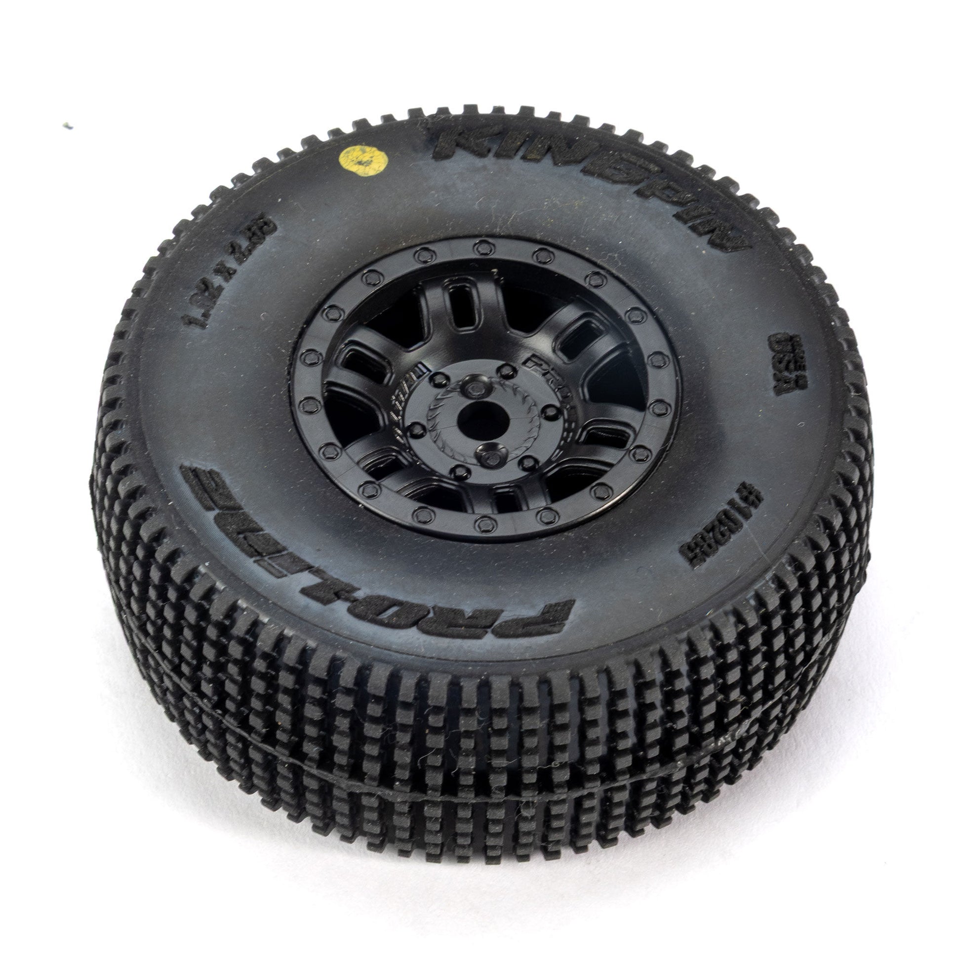 Pro-Line Racing 1028510 1:16 King Pin Front/Rear Tires MTD Black Split Six (4)