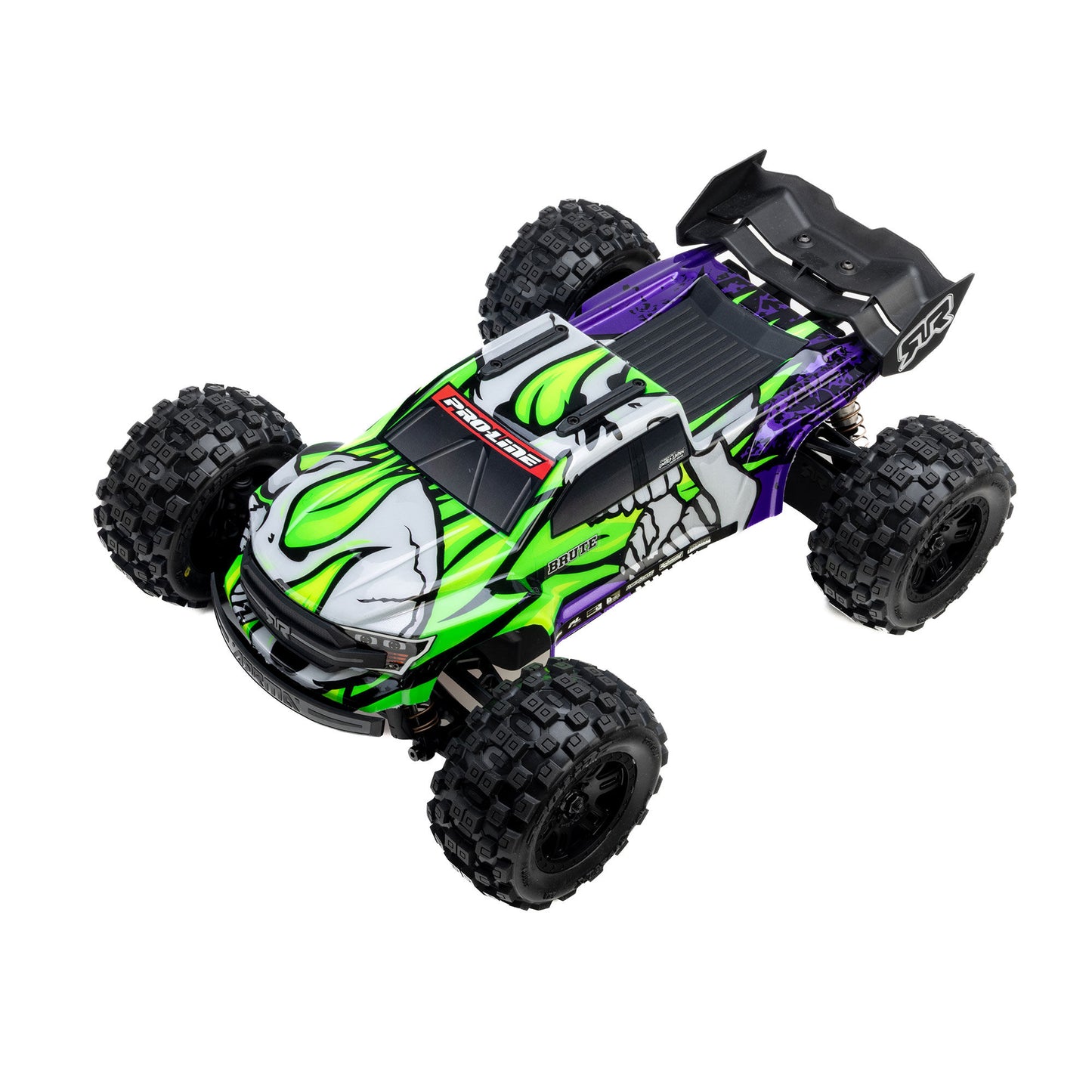 Pro-Line Racing 1030110 1:16 Badlands F/R Tires MTD Black Split Six (Pack of 2)