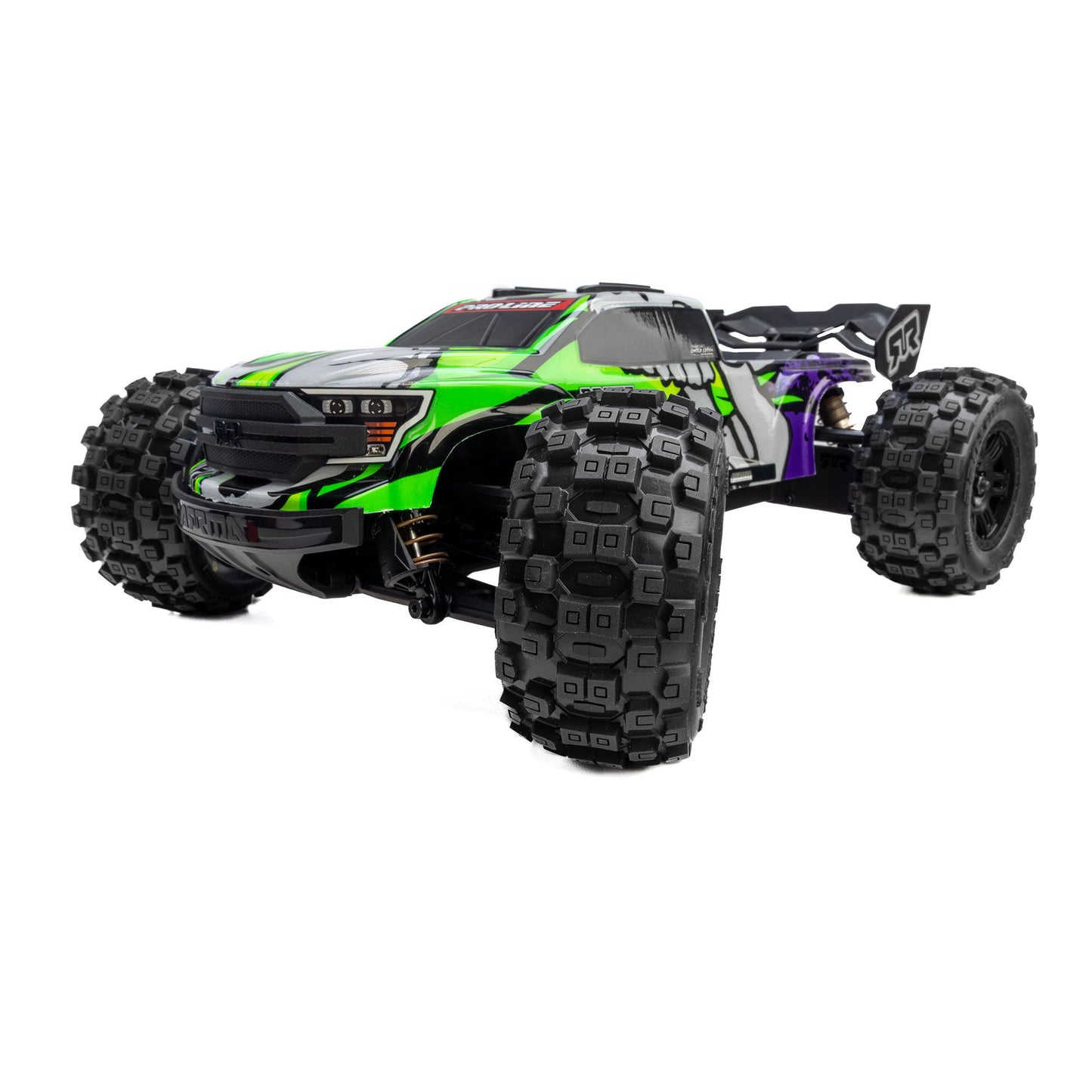 Pro-Line Racing 1030110 1:16 Badlands F/R Tires MTD Black Split Six (Pack of 2)