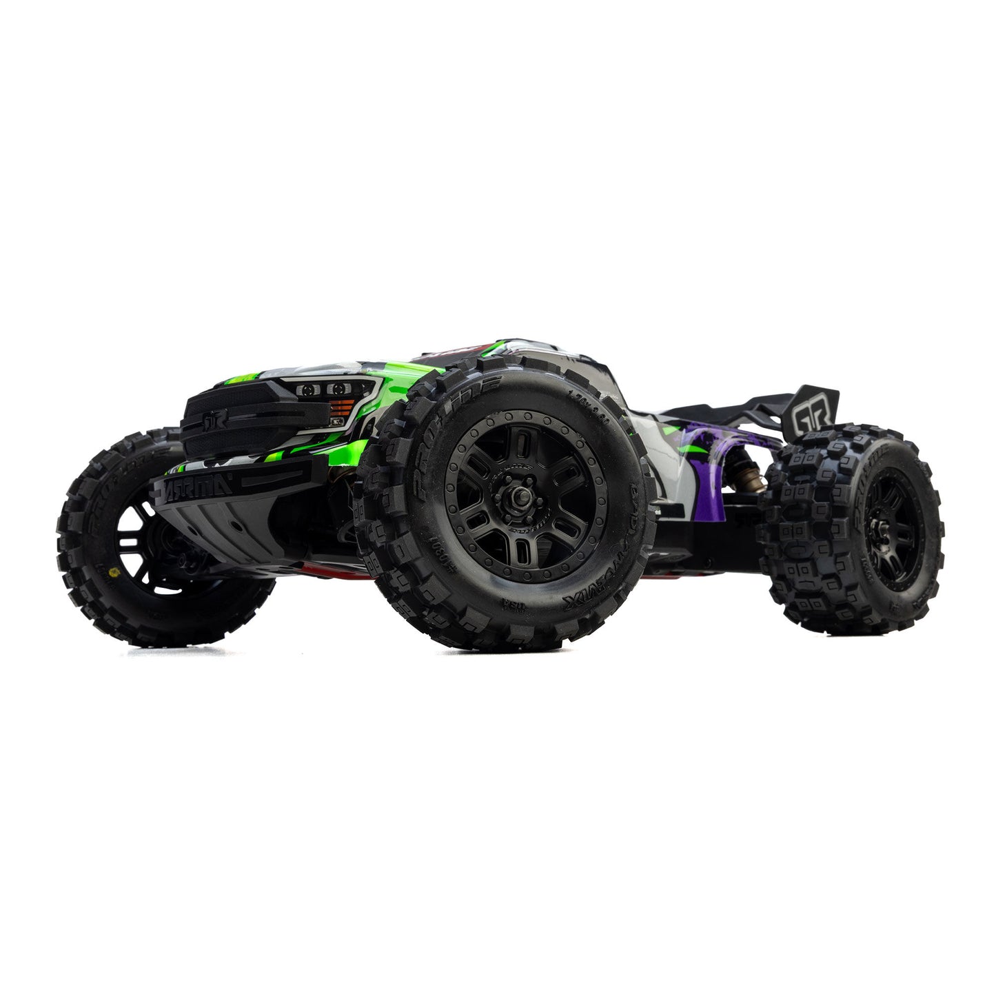 Pro-Line Racing 1030110 1:16 Badlands F/R Tires MTD Black Split Six (Pack of 2)