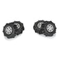 Pro-Line Racing 1030910 1:16 Dumont F/R Tires MTD Silver Impulse (Pack of 4)