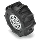 Pro-Line Racing 1030910 1:16 Dumont F/R Tires MTD Silver Impulse (Pack of 4)