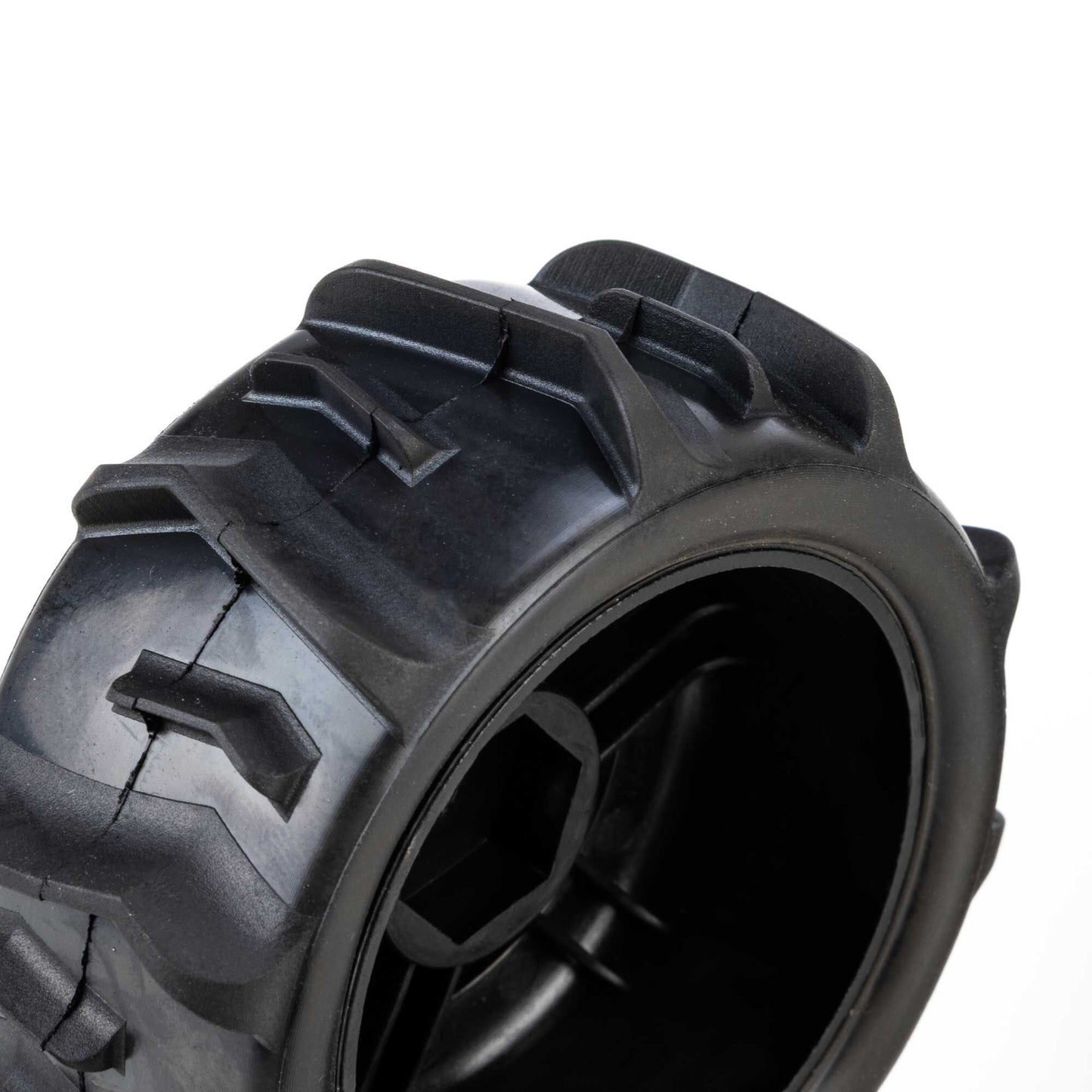 Pro-Line Racing PRO1030911 1:16 Dumont Paddle Tires Mounted 12mm Black Split Six
