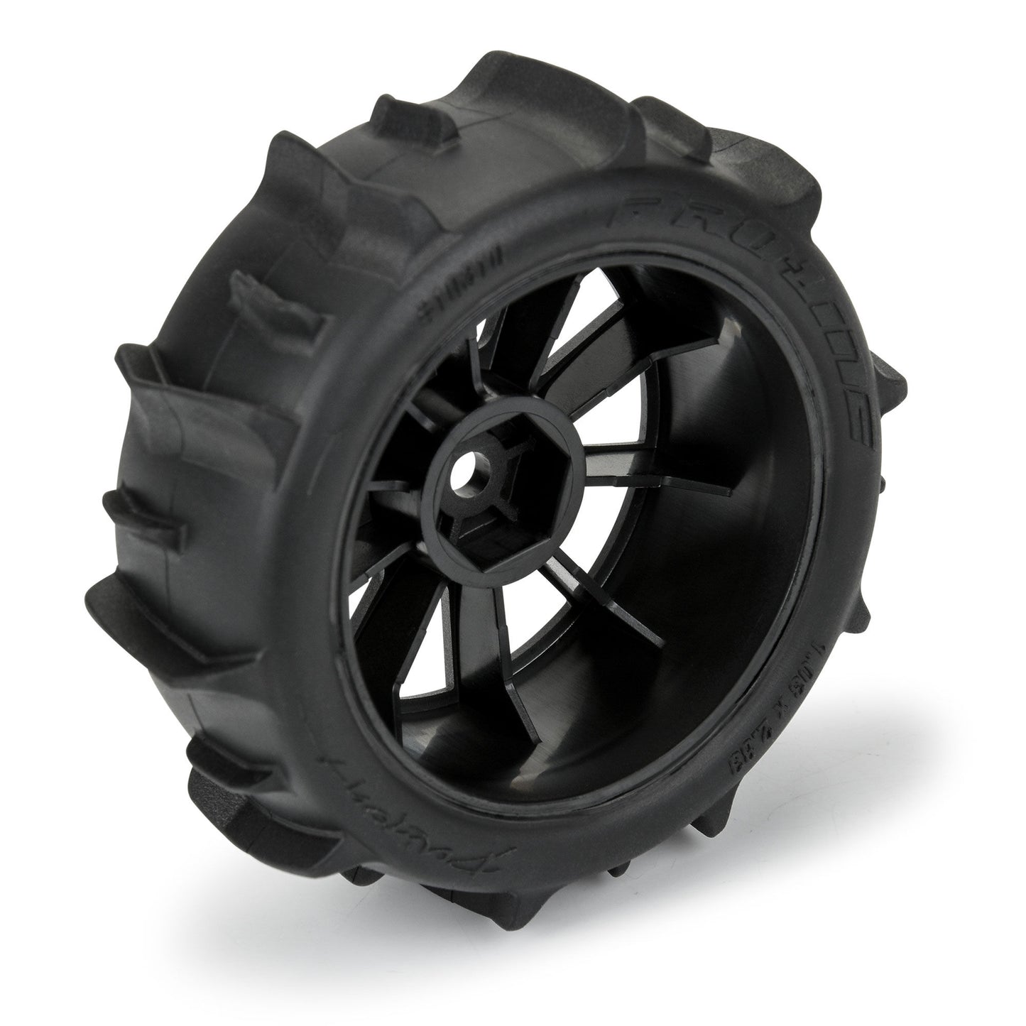 Pro-Line Racing 1031010 1:14 Dumont F/R Tires MTD 12mm Black Mach-10 (Pack of 4)