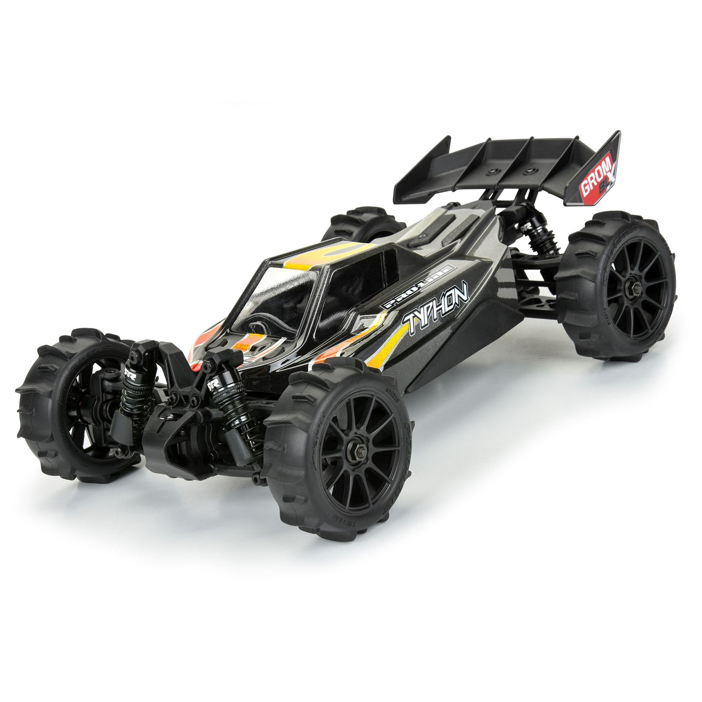 Pro-Line Racing 1031010 1:14 Dumont F/R Tires MTD 12mm Black Mach-10 (Pack of 4)