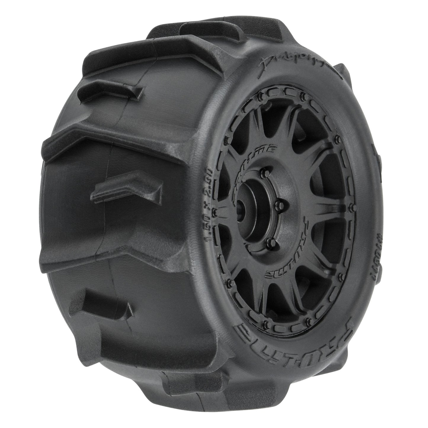 Pro-Line Racing 1031110 1:18 Dumont F/R Tires MTD 12mm Black Raid (Pack of 4)