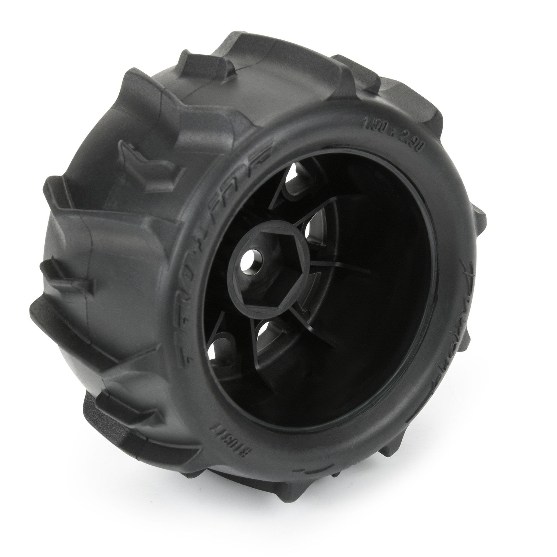 Pro-Line Racing 1031110 1:18 Dumont F/R Tires MTD 12mm Black Raid (Pack of 4)