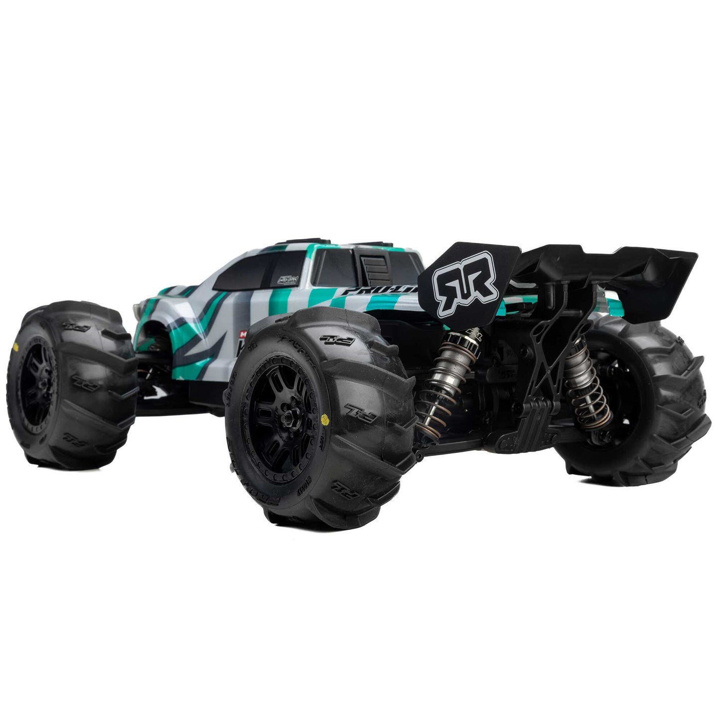 Pro-Line Racing PRO1031210 1:16 Dumont Paddle Tires Mounted 12mm Black Split Six