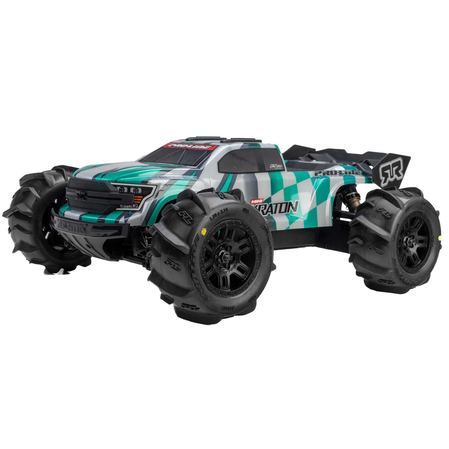 Pro-Line Racing PRO1031210 1:16 Dumont Paddle Tires Mounted 12mm Black Split Six
