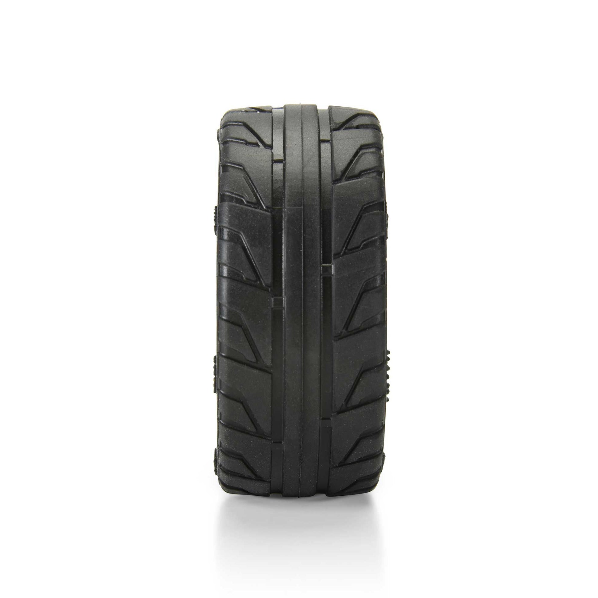Pro-Line Racing 1032010 1:14 Vector Tire MTD Black Mach-10 Wheel (Pack of 4)