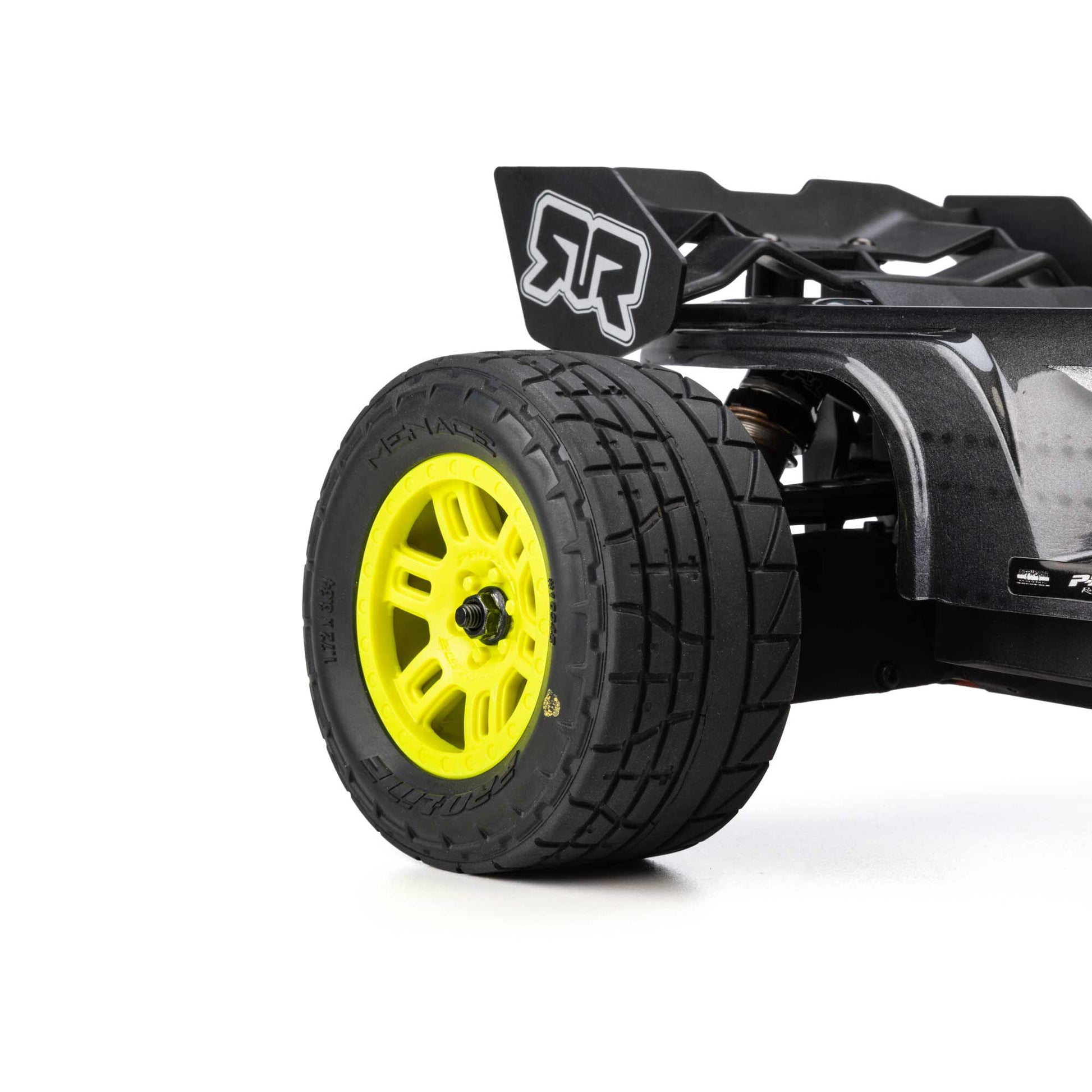Pro-Line Racing PRO1034512 1:16 Menace Street Tire Mounted 12mm Yellow Split Six