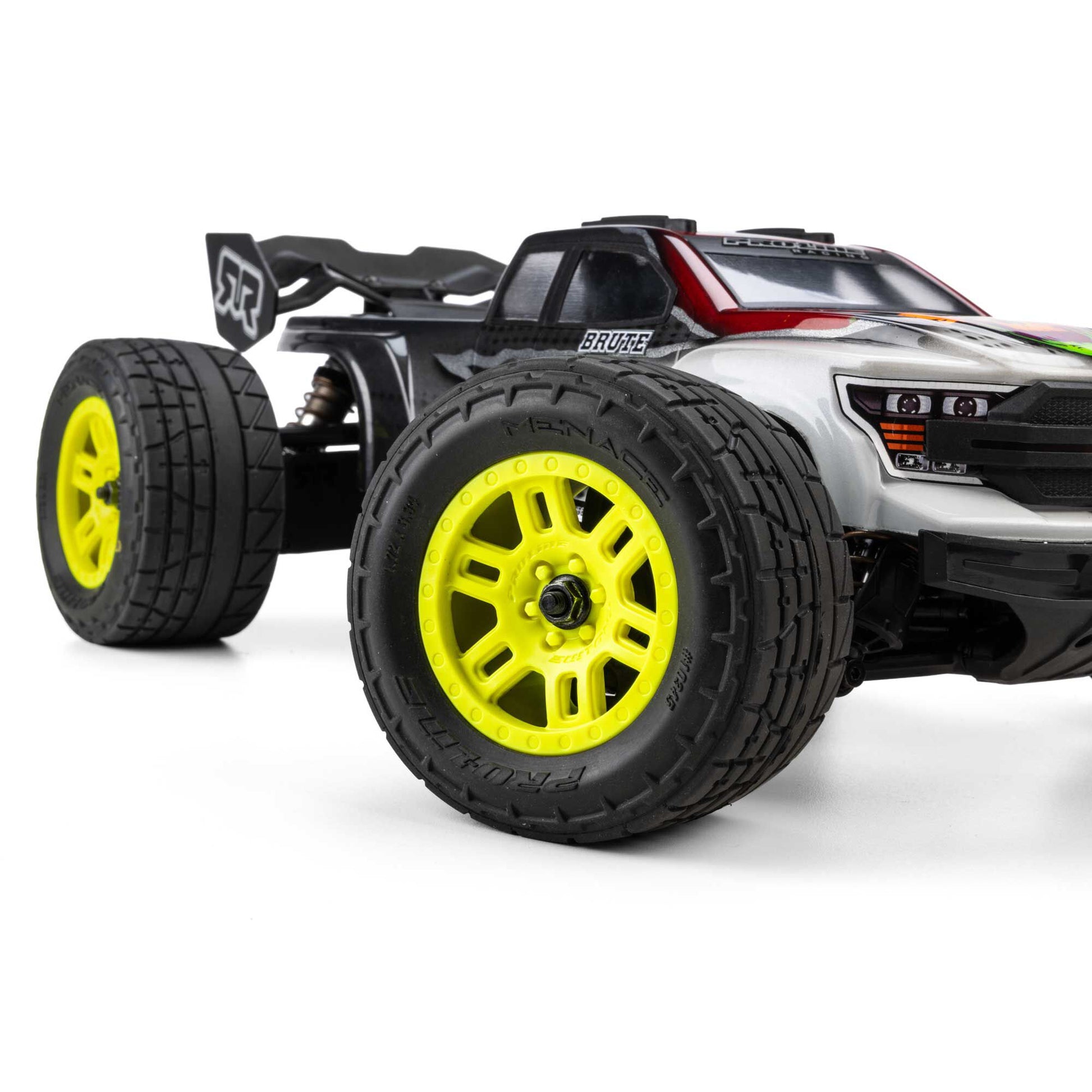 Pro-Line Racing PRO1034512 1:16 Menace Street Tire Mounted 12mm Yellow Split Six