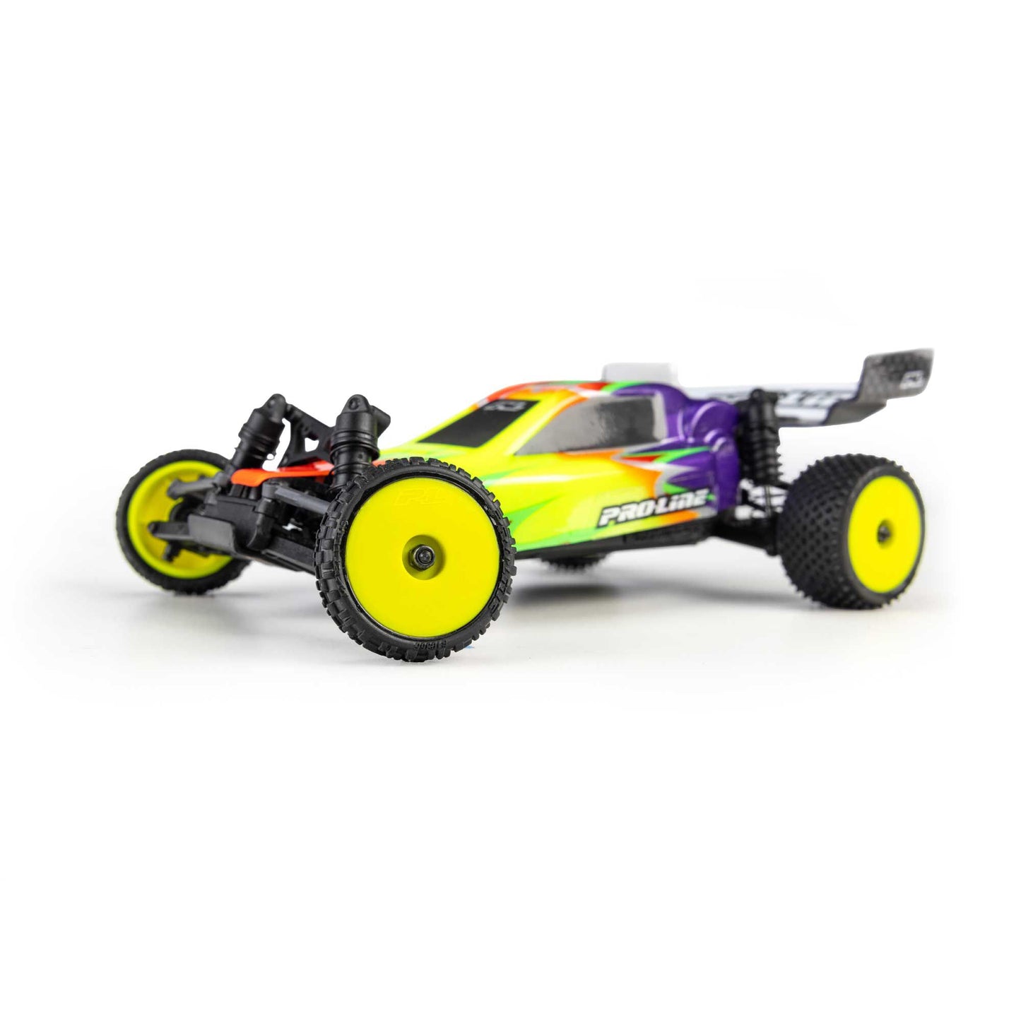 Pro-Line Racing PRO1035512 1:24 Wedge FR & Prism RR Carpet Tires Mounted, Yellow